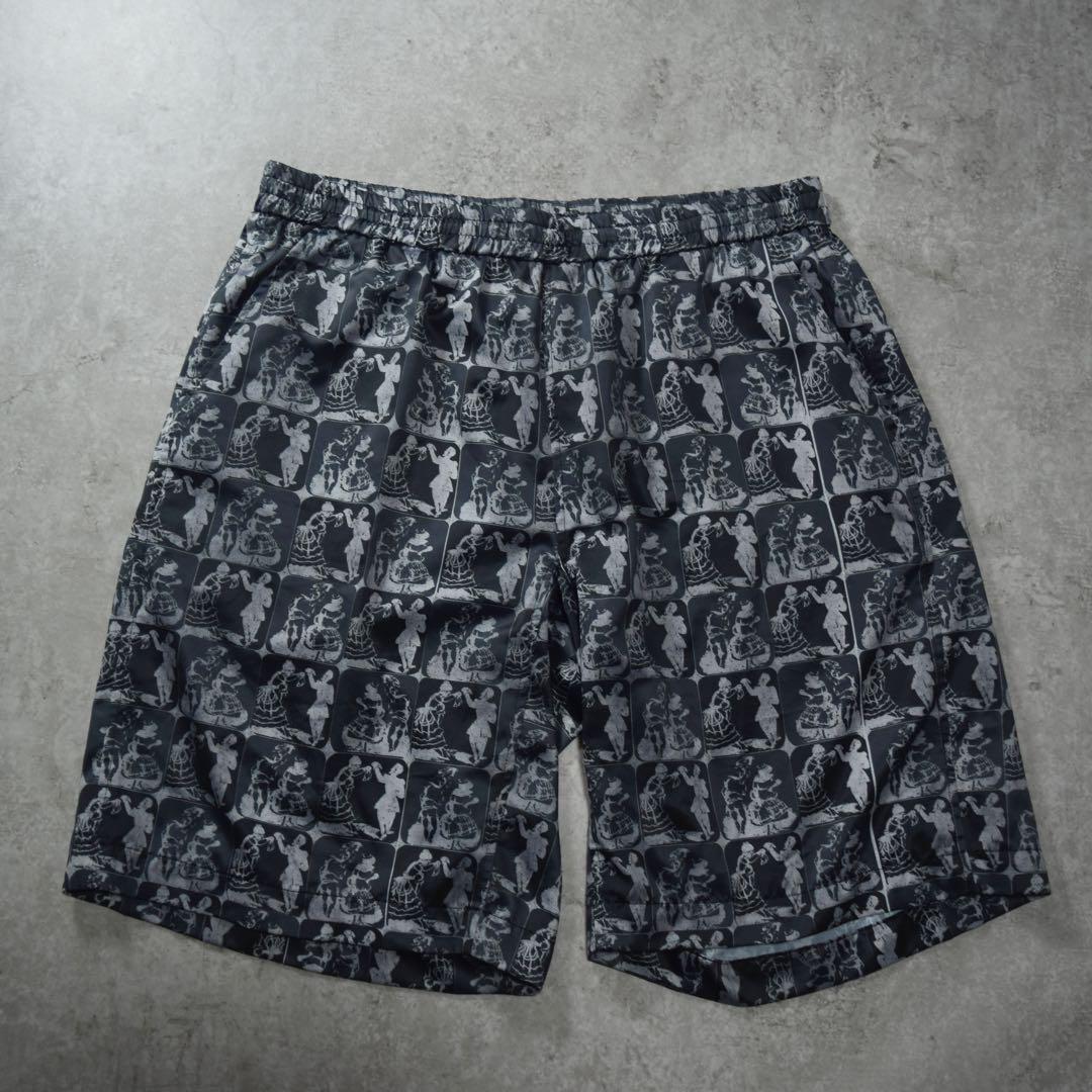 美品/レア kirime 切目 ショーツ ハーフパンツ 総柄 XLサイズ
