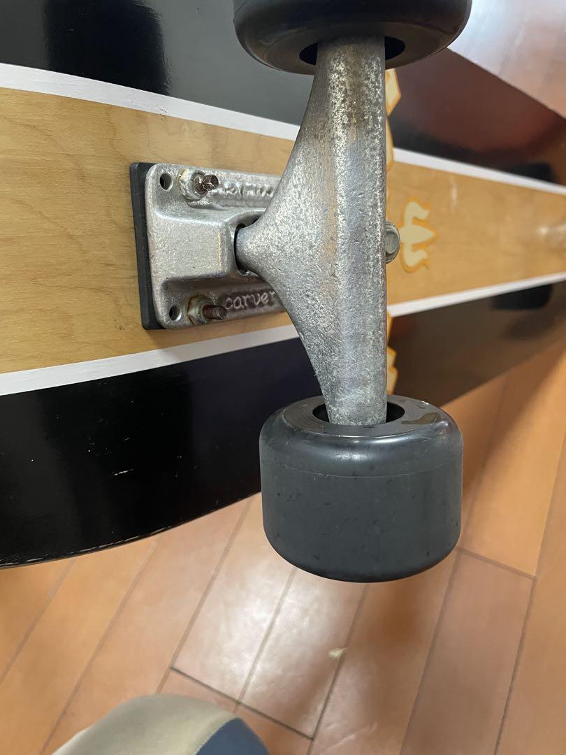 Carver コンプリートスケートボード 黒