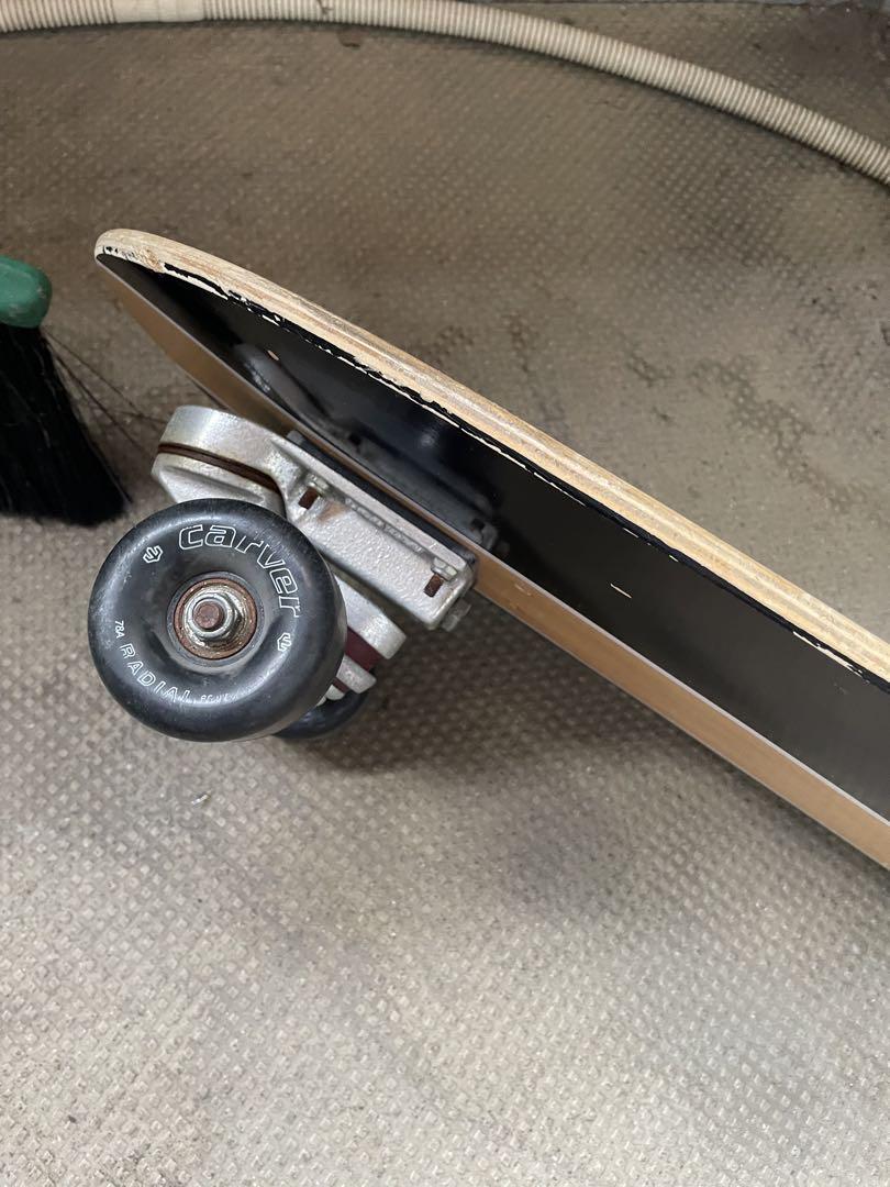 Carver コンプリートスケートボード 黒