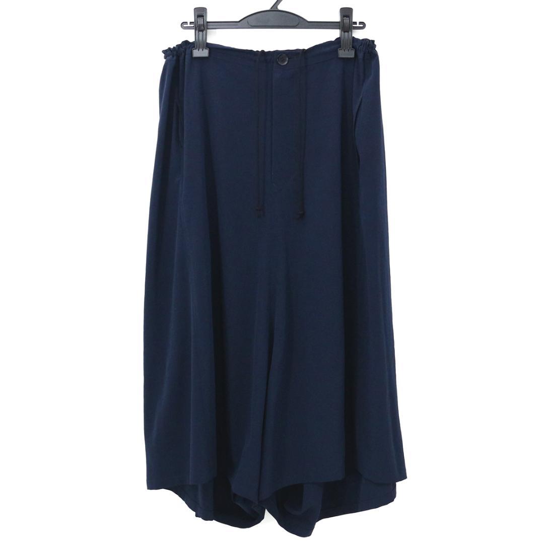ヨウジヤマ ワイズ 17AW トリアセテートサルエルイージーパンツ TROce-m37791205495 ヨウジヤマモト れなし