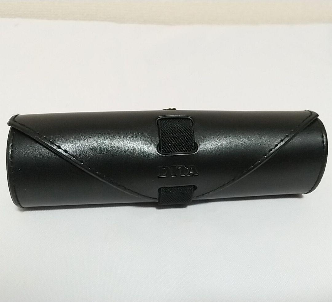 DITA ディータ メガネサングラスケース レザー ブラック 黒