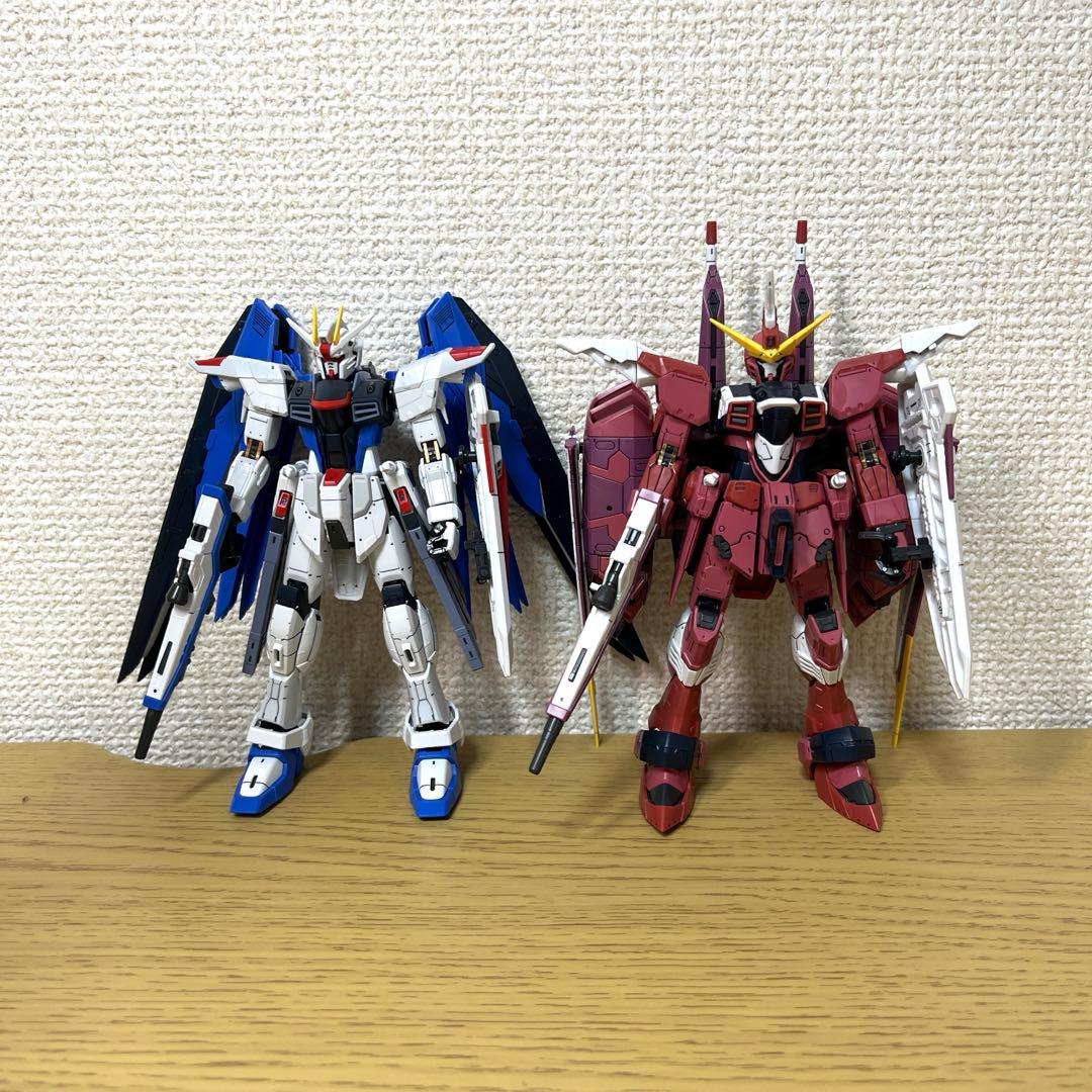 RG フリーダムガンダム、ジャスティスガンダム
