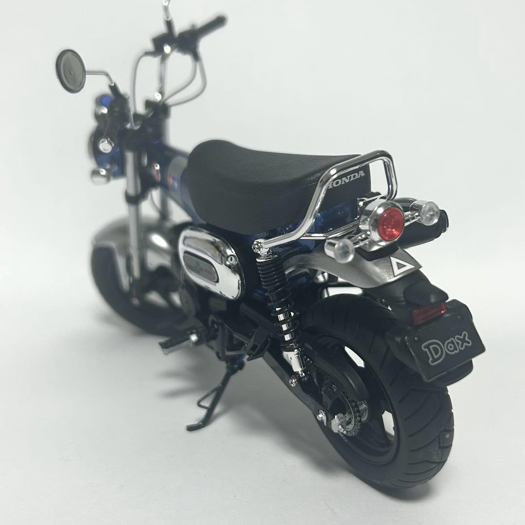 ブルー　タミヤ　ダックス125 プラモデル　完成品