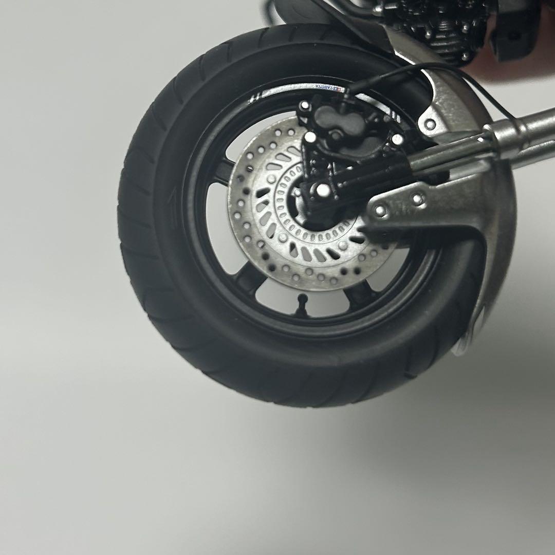 ブルー　タミヤ　ダックス125 プラモデル　完成品