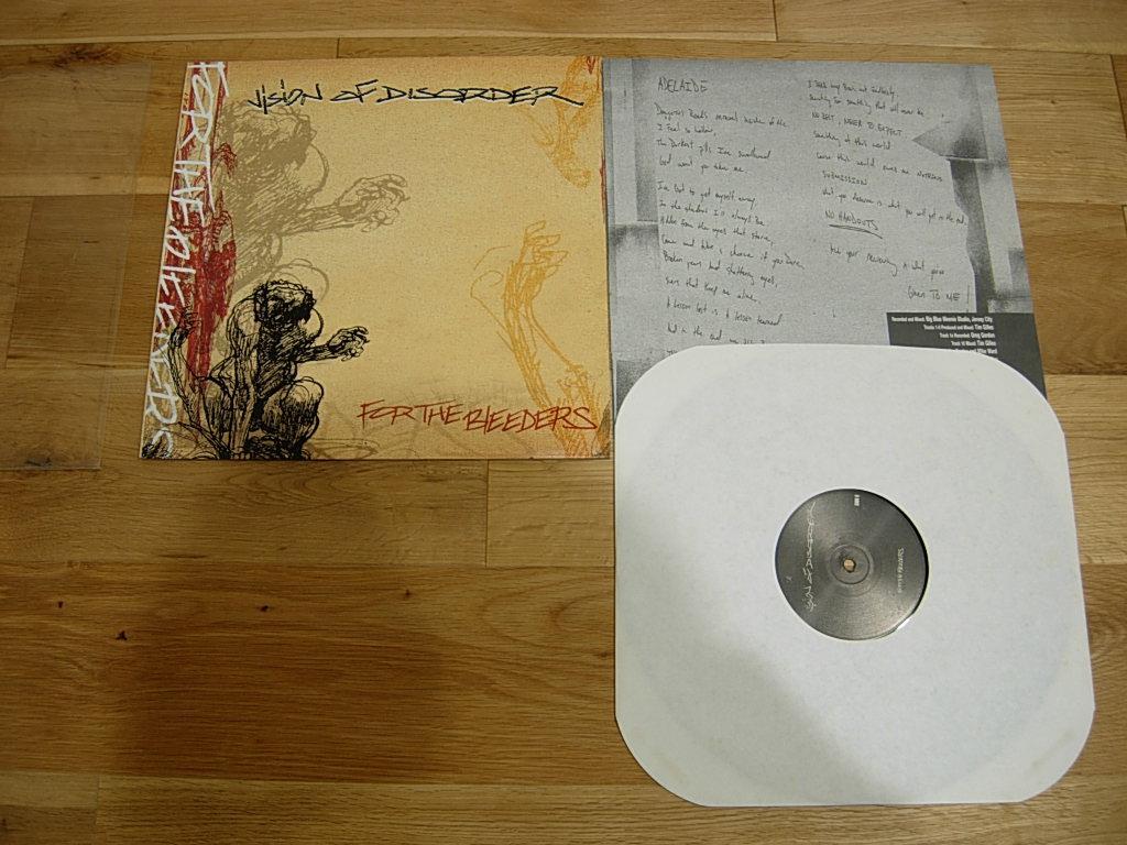VISION OF DISORDER FOR THE BLEEDERS レコード