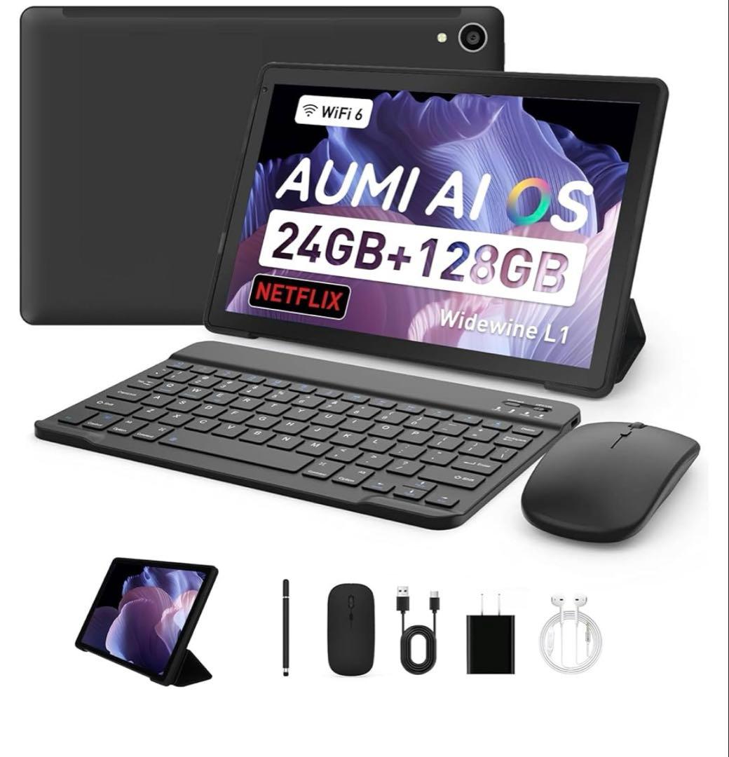 タブレット 10インチ wi-fi 24GB 128GB 1TB-TF拡張新品、♥