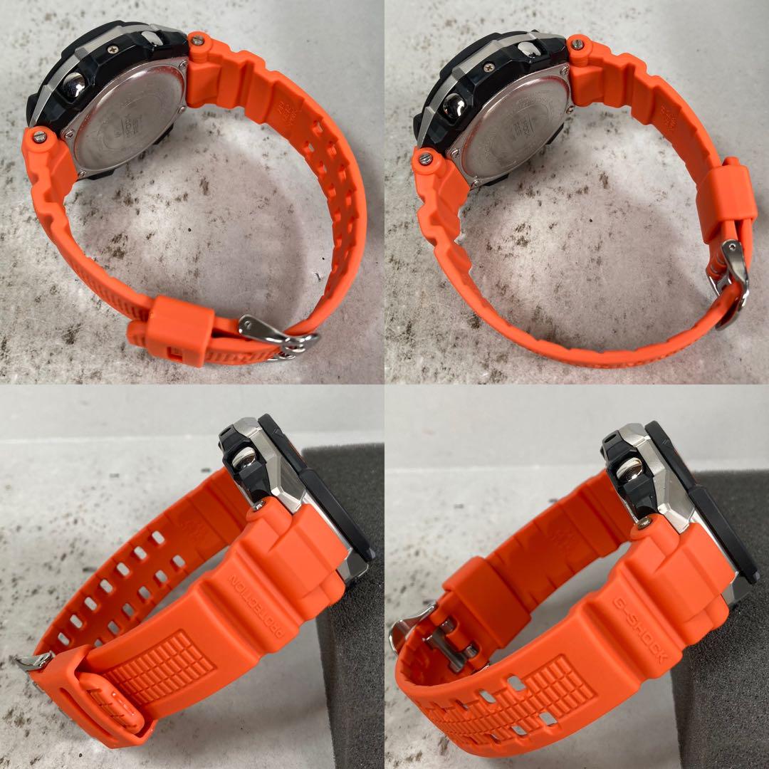 極美品G-SHOCKスカイコックピット 電波ソーラー GW-3000M オレンジ
