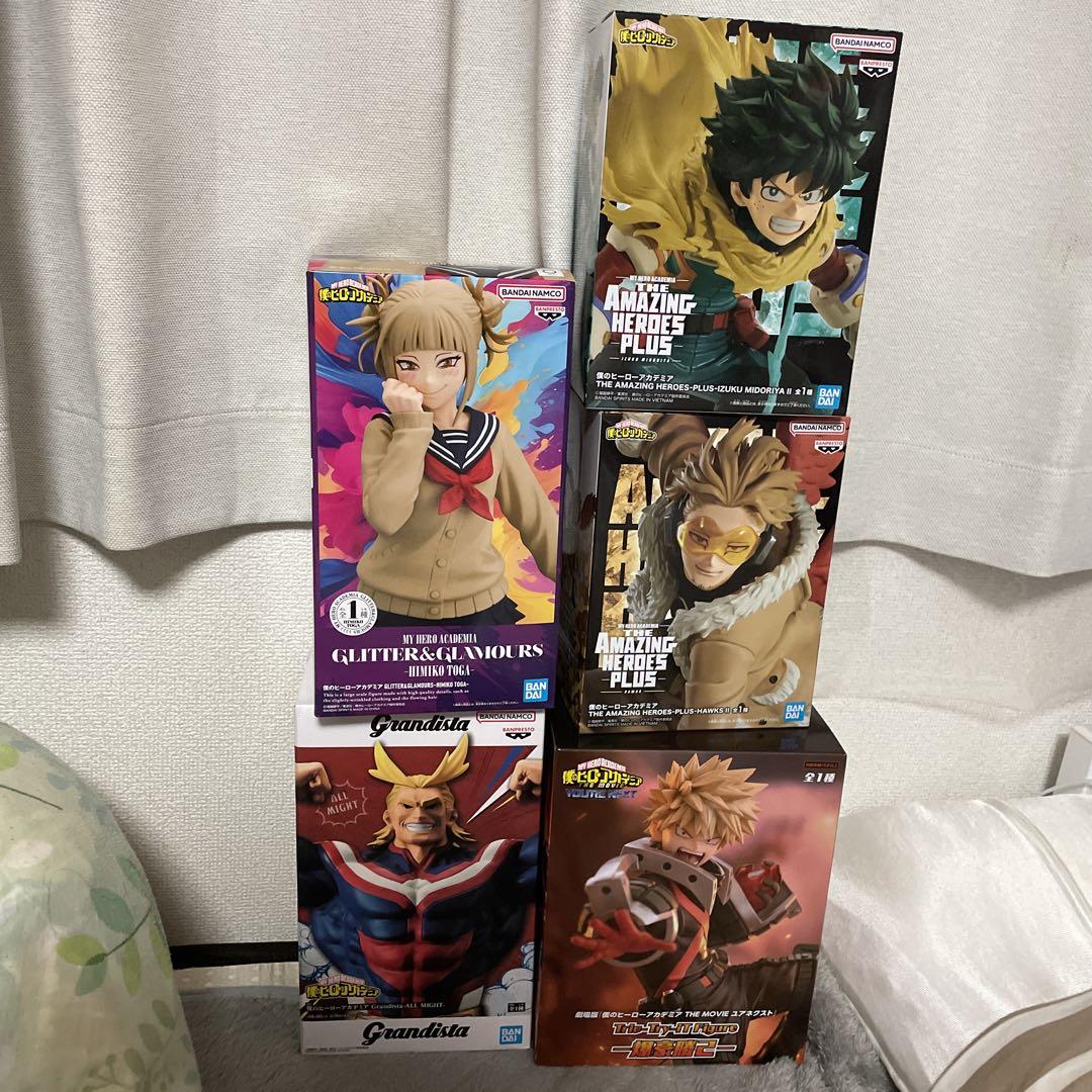 ヒロアカ　まとめ売り　オールマイト　デク　爆豪勝己　ホークス　トガヒミコ　5体