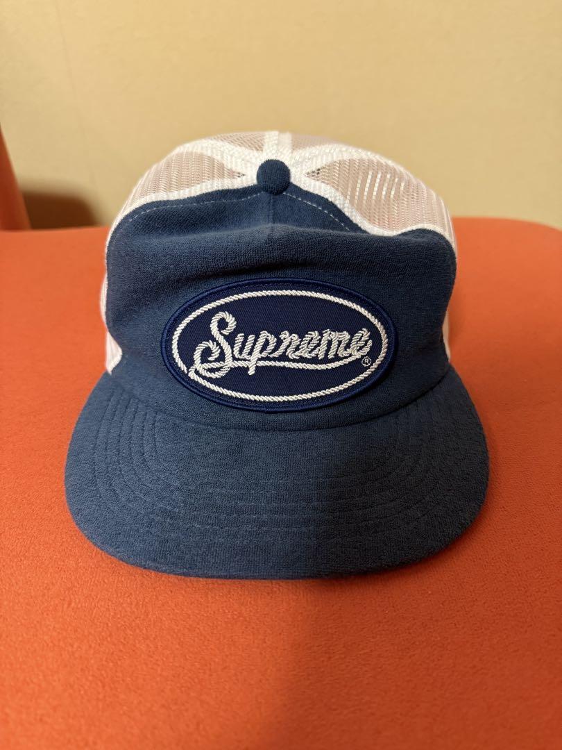 Supreme terry mesh back 5 panel blue