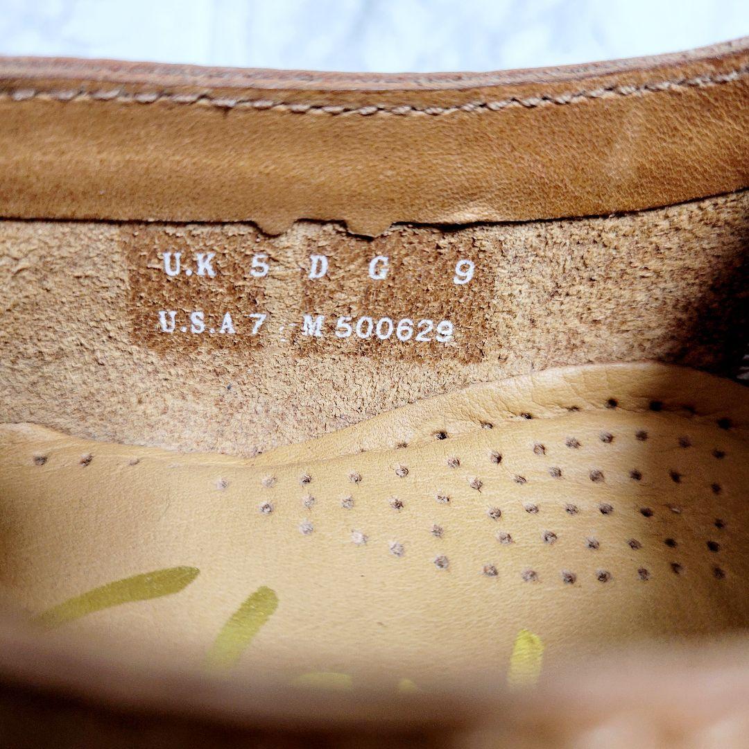 【美品】Clarks LUGGER　クレープソール ワラビーブーツ キャメル