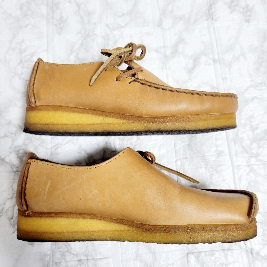 【美品】Clarks LUGGER　クレープソール ワラビーブーツ キャメル