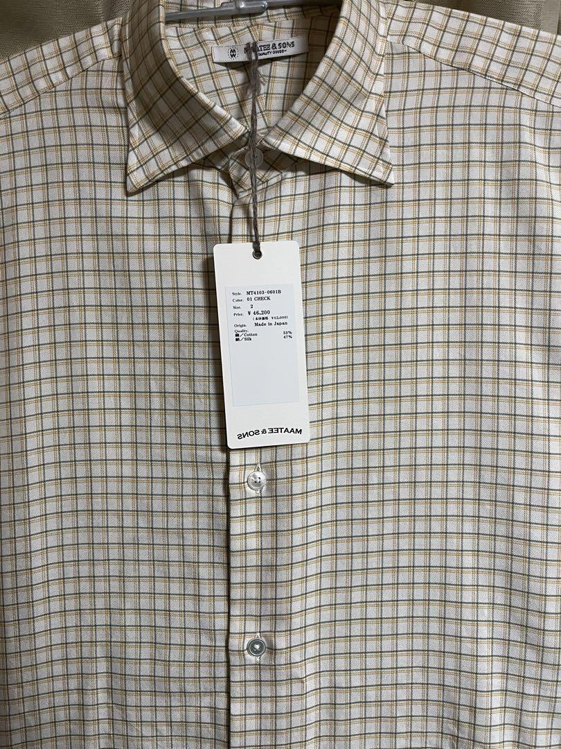 MAATEE&SONS LIAN C/S CHECK サイズ2