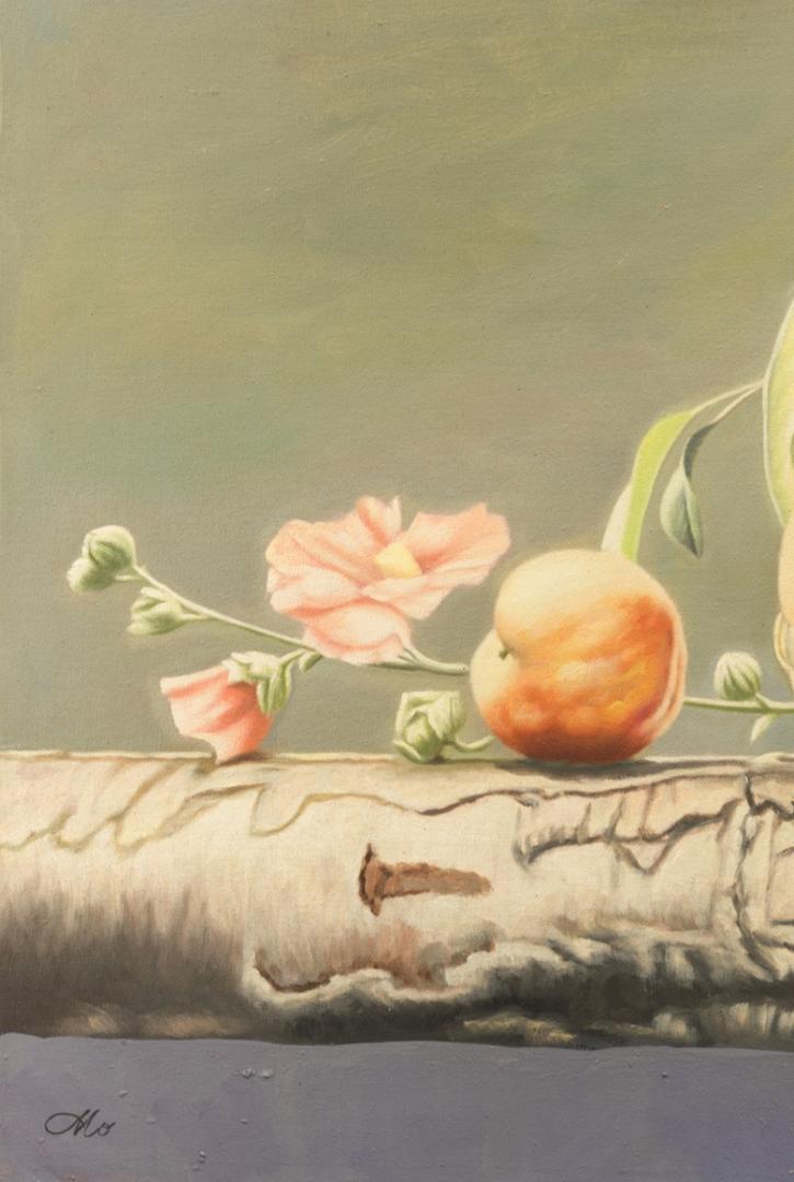 油絵　靜物 肉筆サインあり 海老原 昭治 画伯】_絵画_油絵_肉筆油絵_『磐梯秋色』_真作
