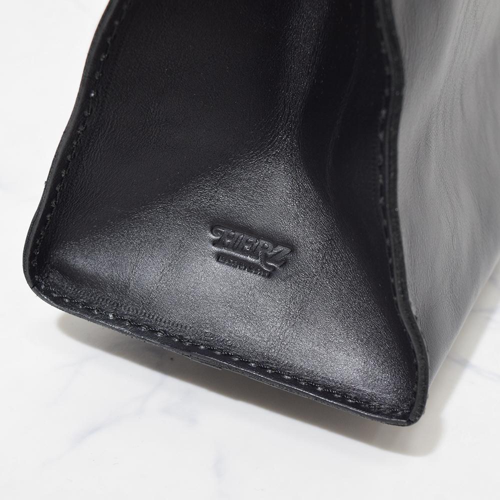 未使用に近い ヘルツ HERZ ソフトレザー 革紙袋 A4 トートバッグ 手提げ