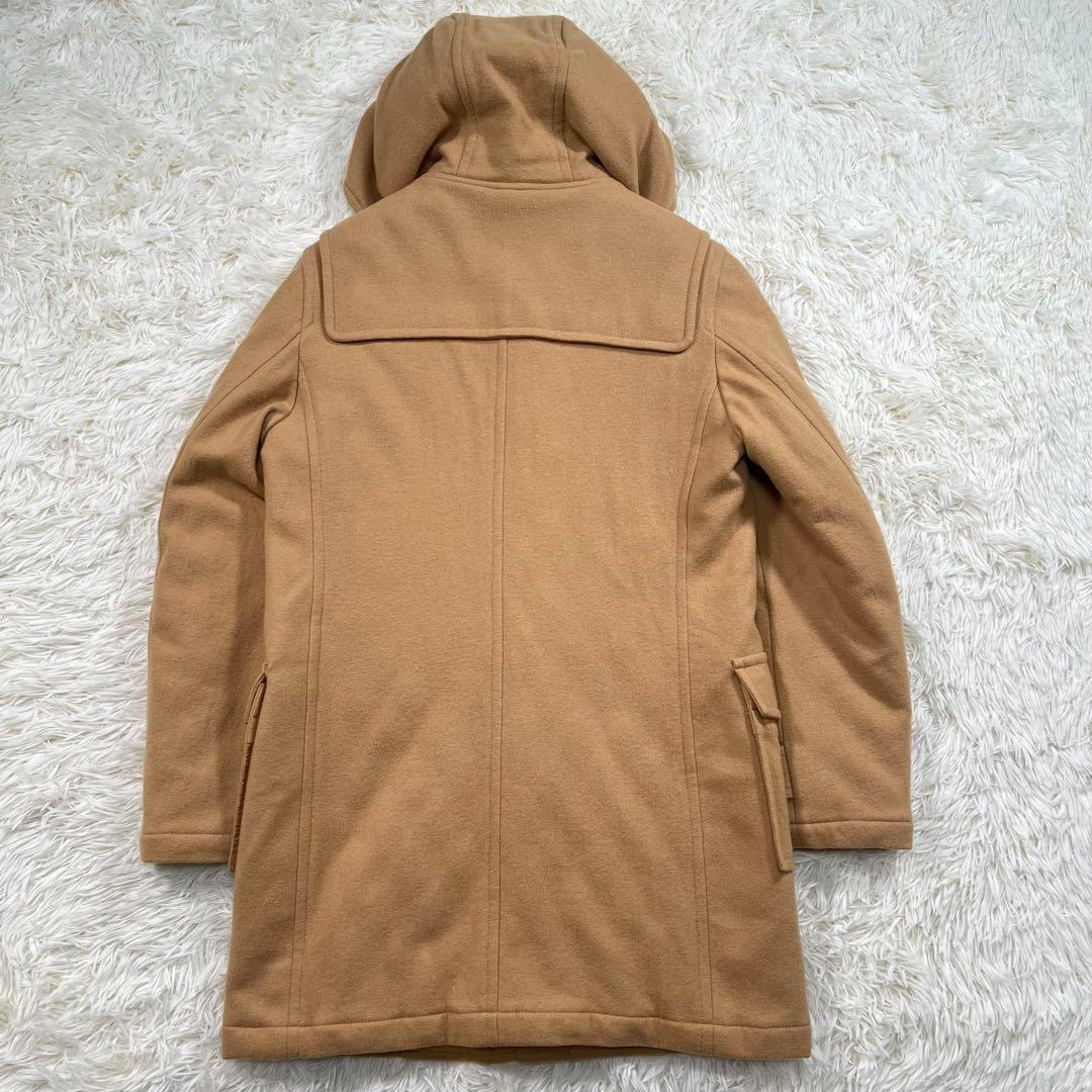 ナノユニバース 西川ダウン ダイヤモンドキルト ダッフルコート キャメル L