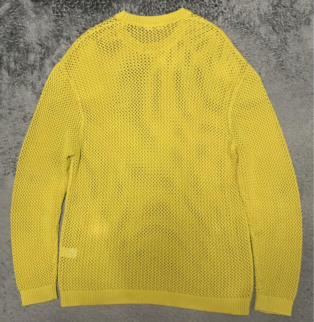 お歳暮 のし supreme スモールロゴ メッシュ ニット トップス