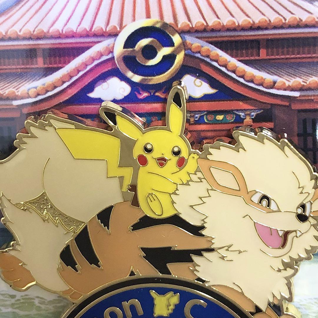 ポケモンセンター オキナワ】ロゴピンズ ピカチュウ ウィンディ