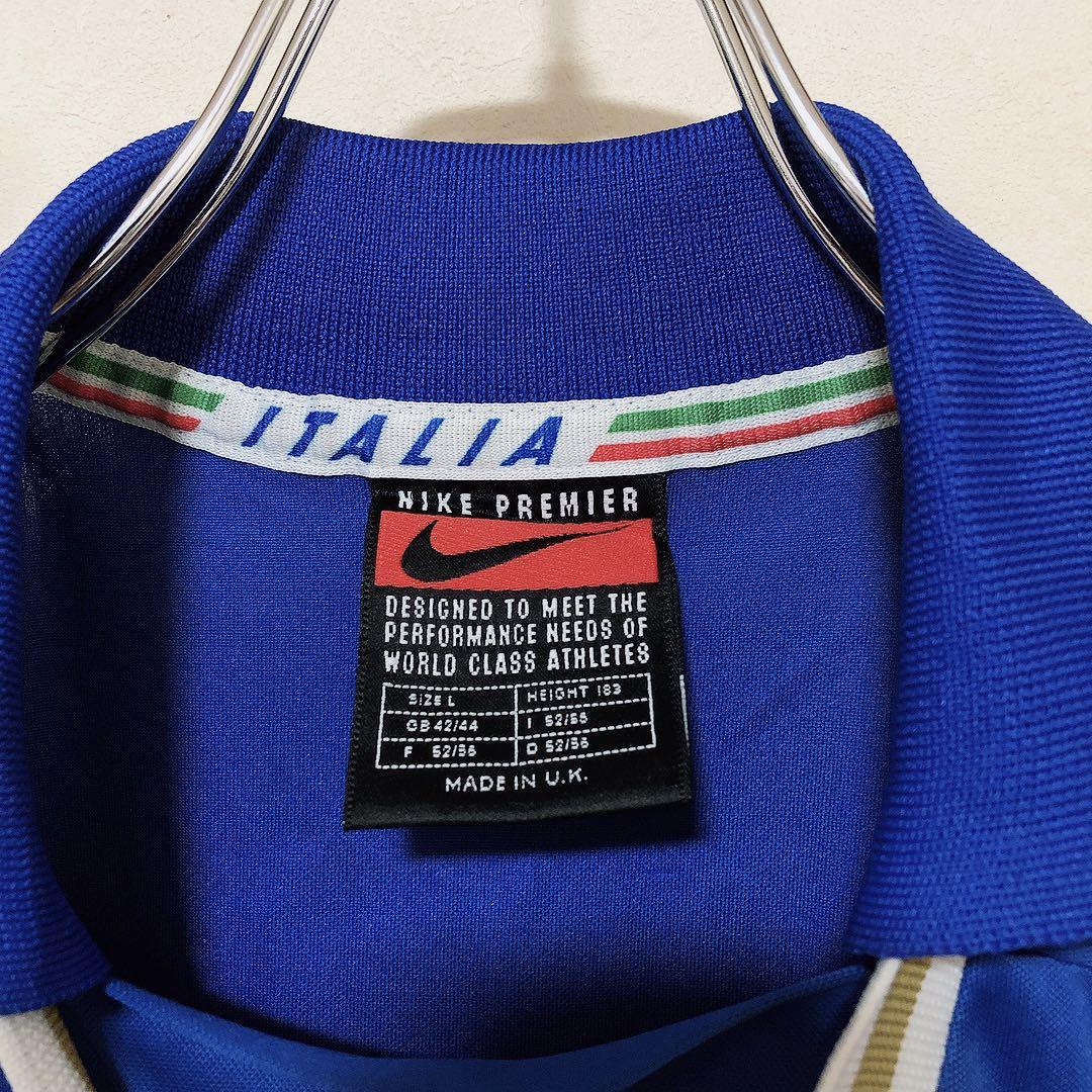 NIKE サッカー　イタリア代表　ユニフォーム　made in UK Lサイズ