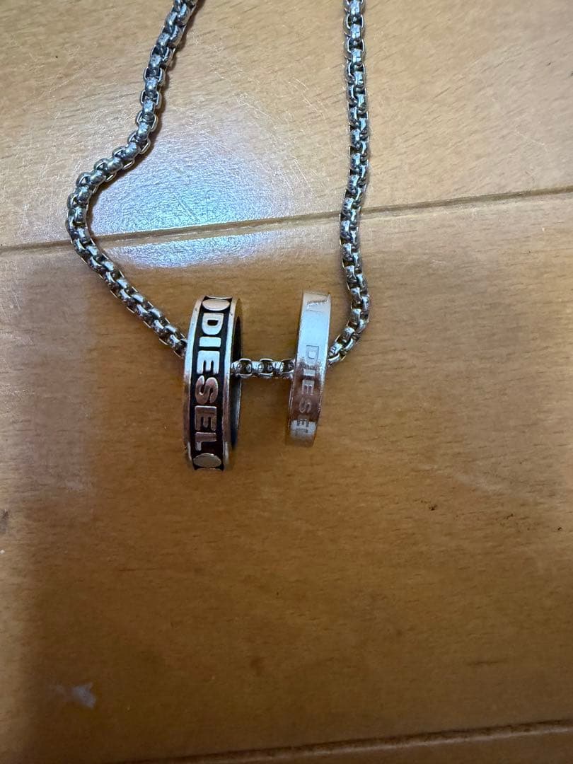 DIESEL ネックレス ダブルリング