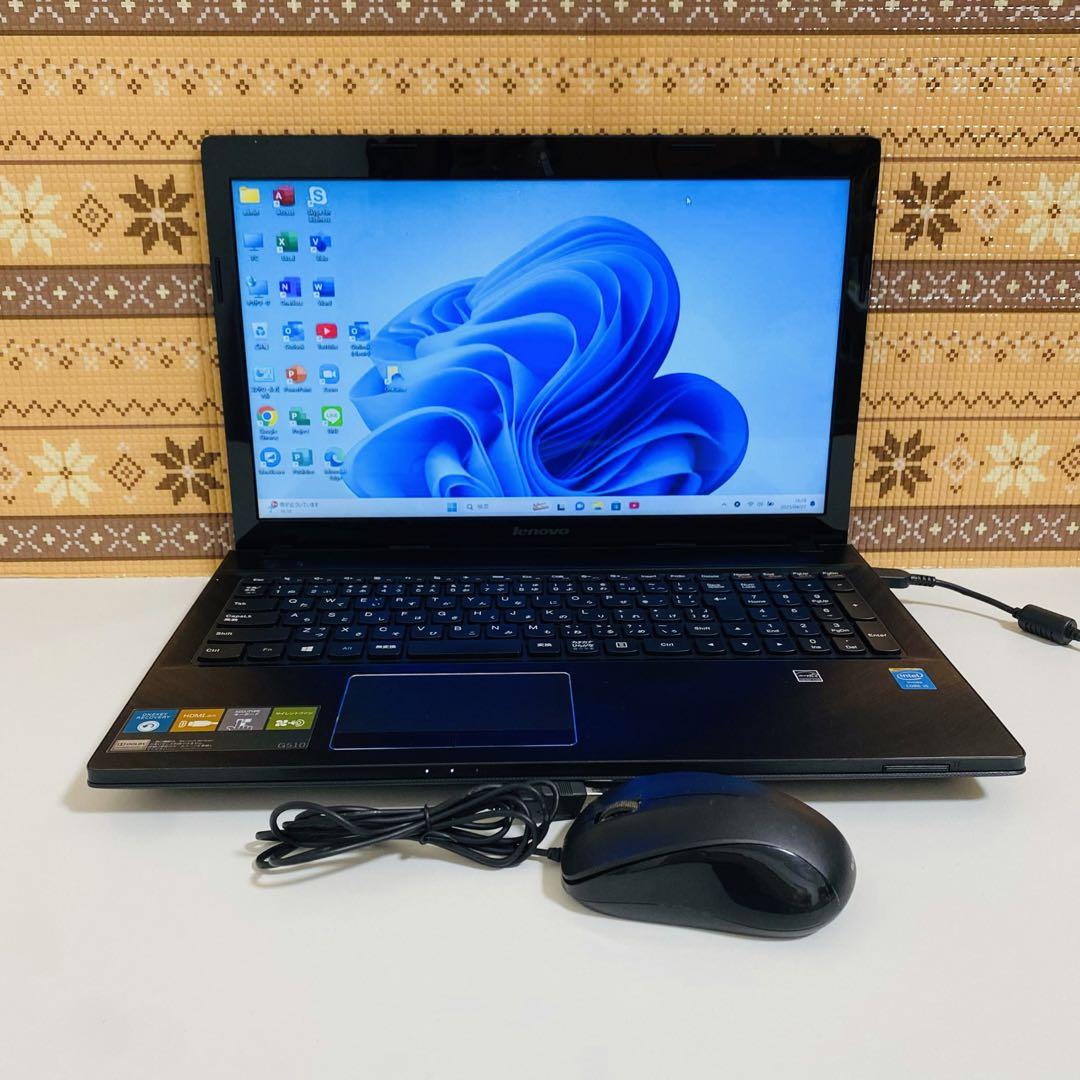Y603 LENOVOノートパソコンi5メモリ8Gサクサク動くSSD Win11 10,218円