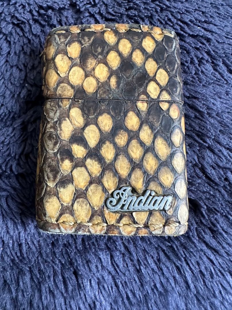 Zippo パイソン皮