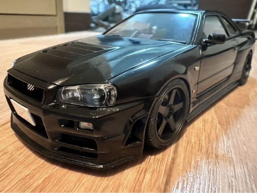 アオシマ 1/24 スカイライン　GTR  完成品