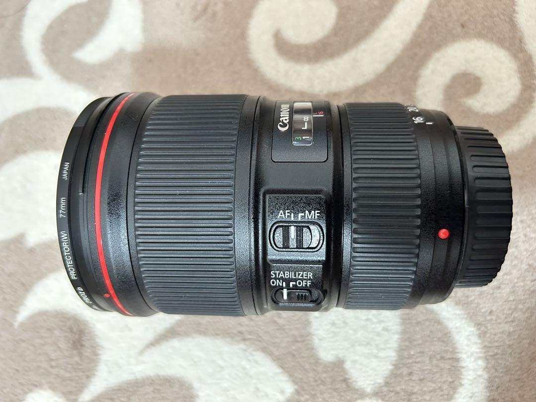 キャノンCanon EF16-35mm f/4L IS USM ズームレンズ美品 - メルカリ