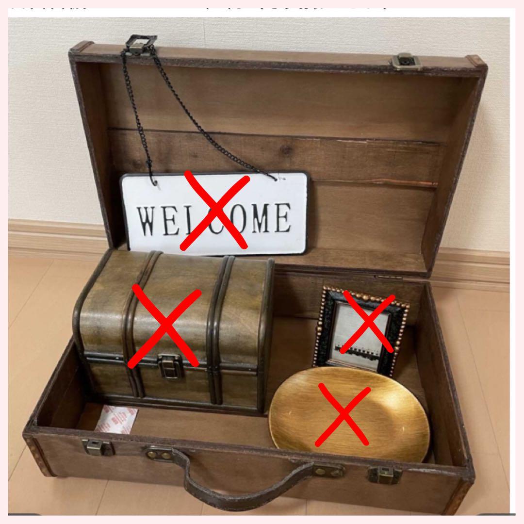Salut! サリュ　いちごアンティークトランクセット売り Amazon.co.jp: サリュ いちごアンティークトランク S : ホーム