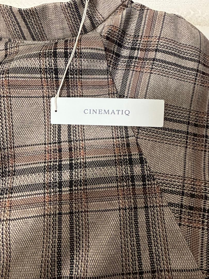 CINEMATIQ チェックフ スカート フリーショートFREE SIZE GULLKHAN_COM