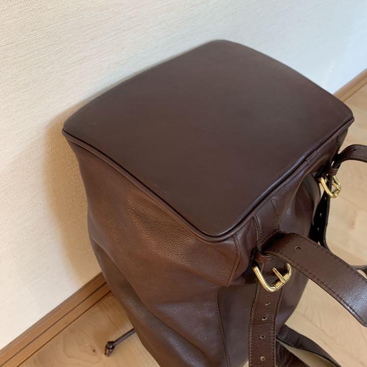 【10％OFF】 COACHオールドコーチ 希少】OLD リュック 0519 茶色 レザー バッグ