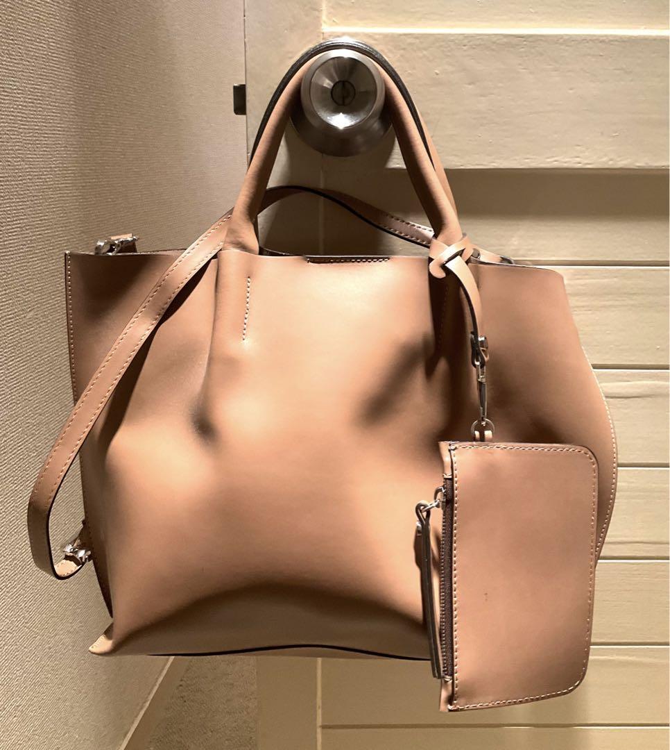 GIANNI CHIARINI ベージュトートバッグ