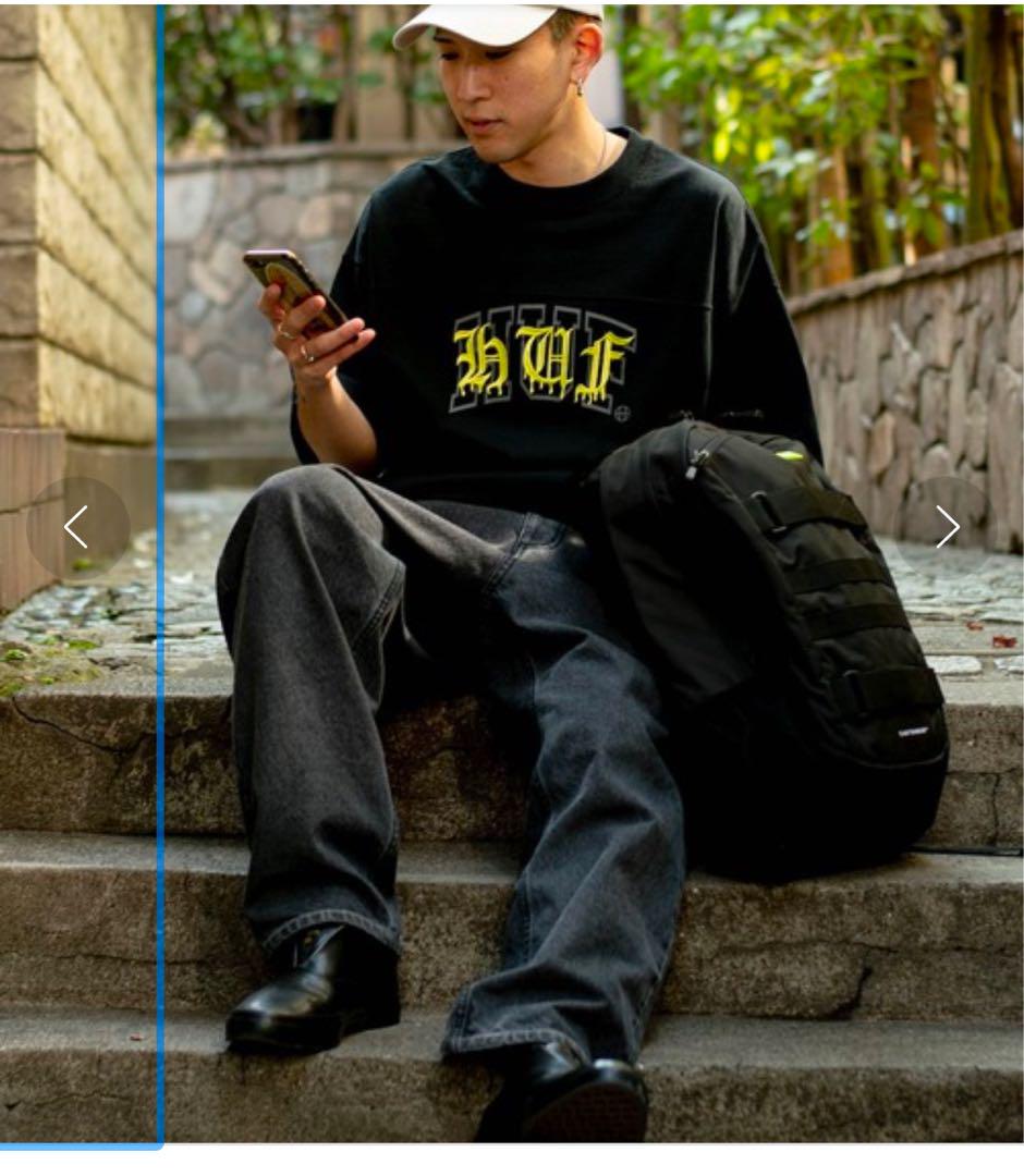 ハフHUFメンズバックパックリュックスケボースケーター24L美品