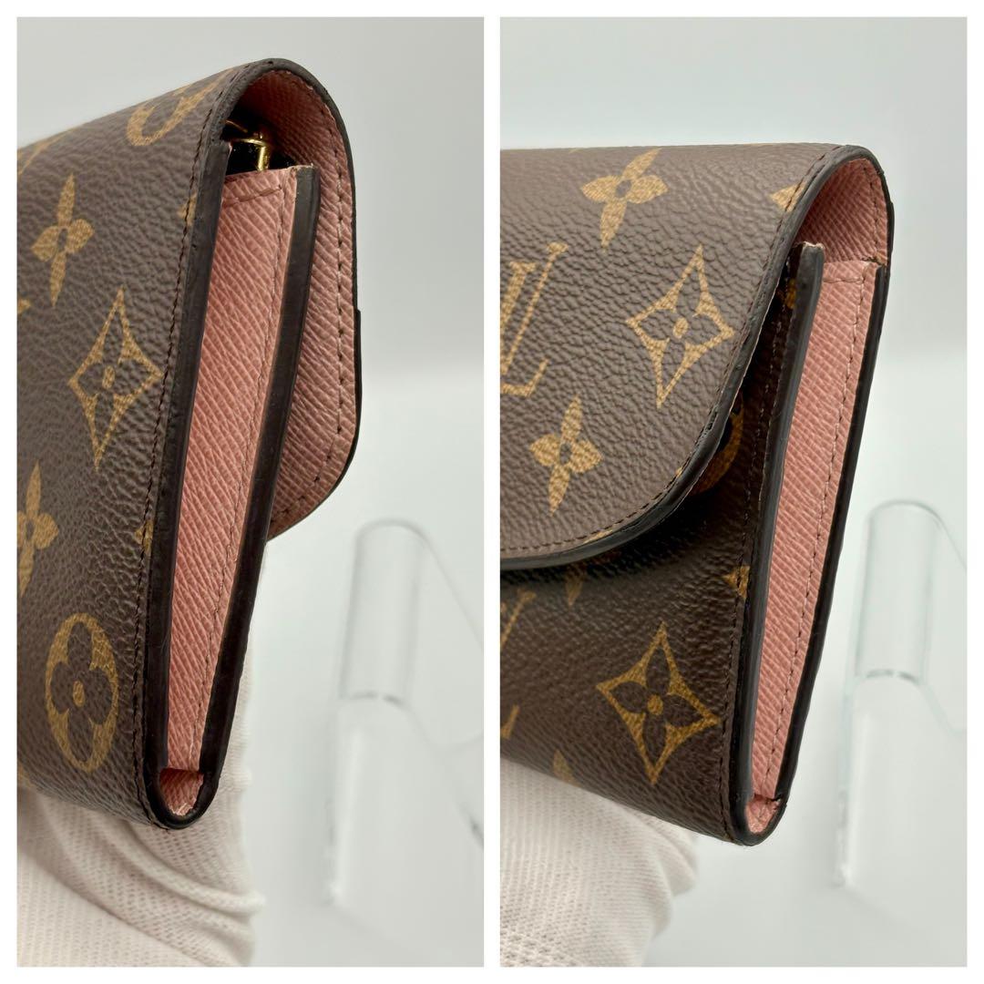 ルイヴィトン モノグラム エミリー ローズバレリーヌ 長財布 新型