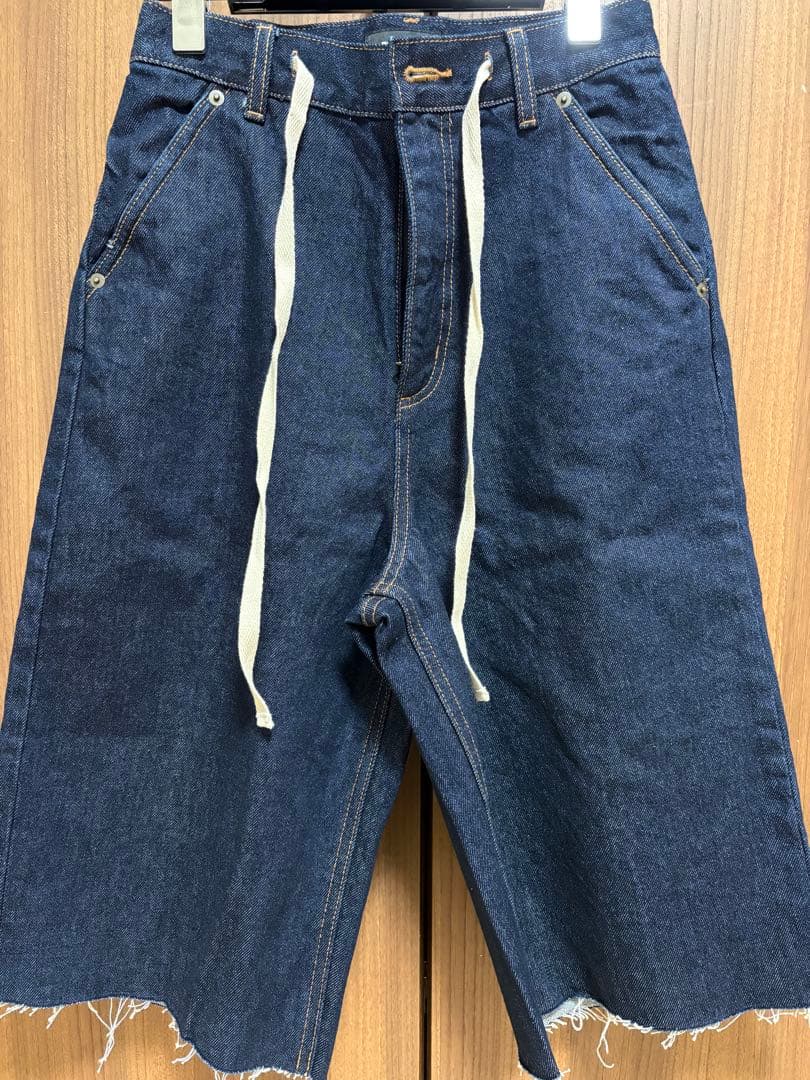 送料無料。 JIMWAG Half denim pantsS