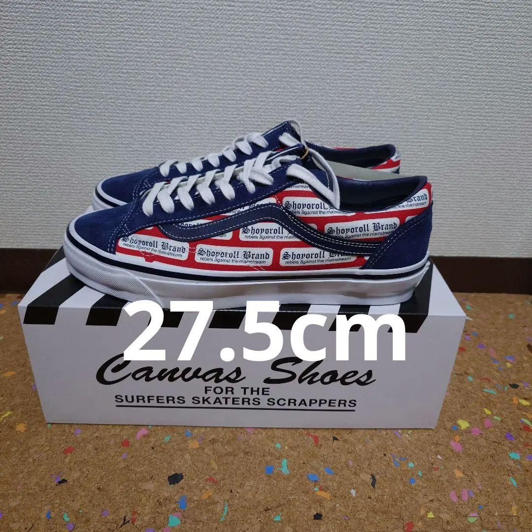 SHOYOROLL スエードスニーカー ネイビー27.5cm