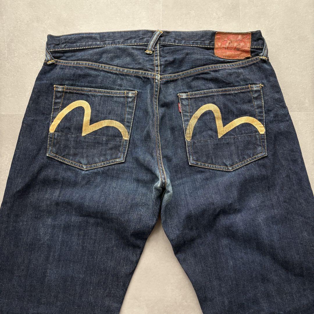 EVISU 2000 デニムパンツ Ｇパン ジーンズ 赤耳 カモメ【W36】