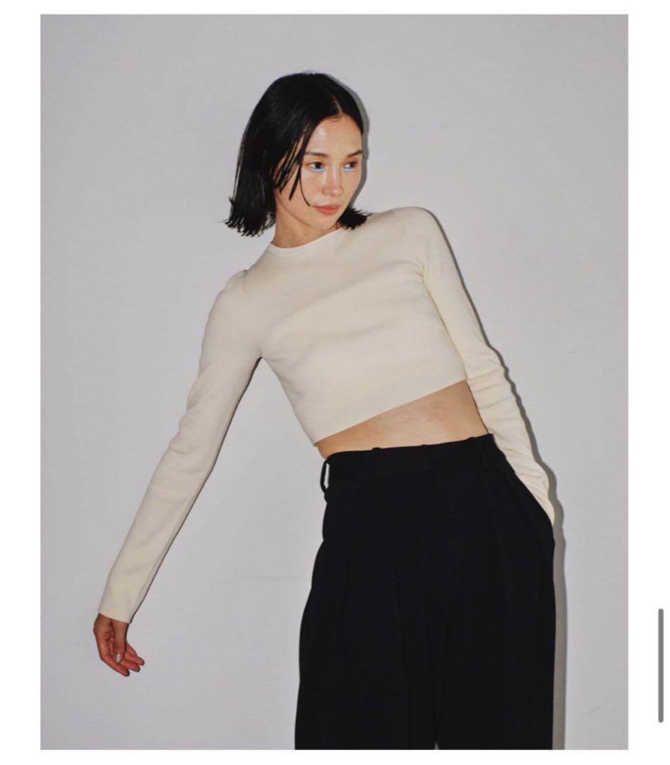 todayful cropped smooth knit
