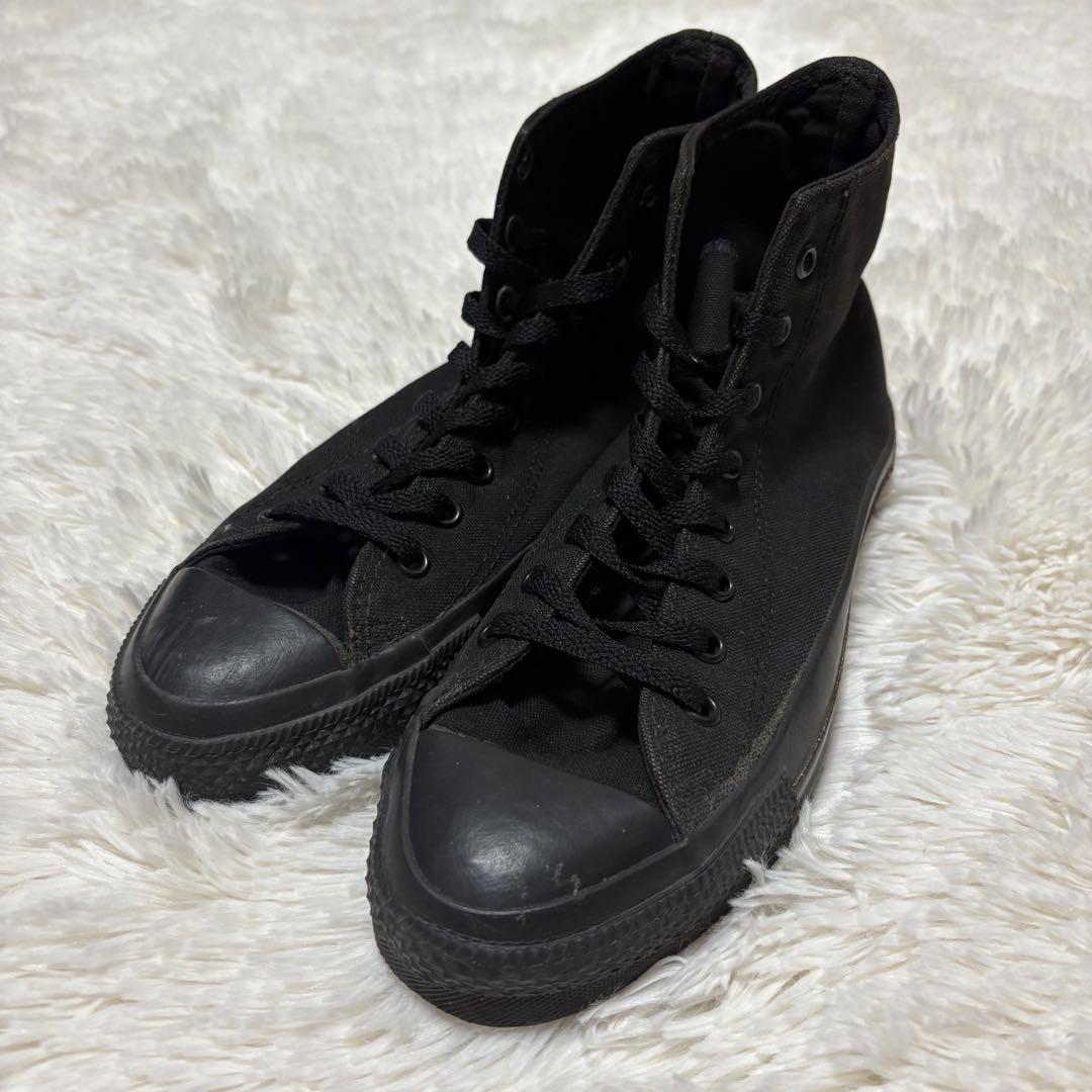 90s CONVERSE ALL STAR Hi USA製ブラック　モノクローム