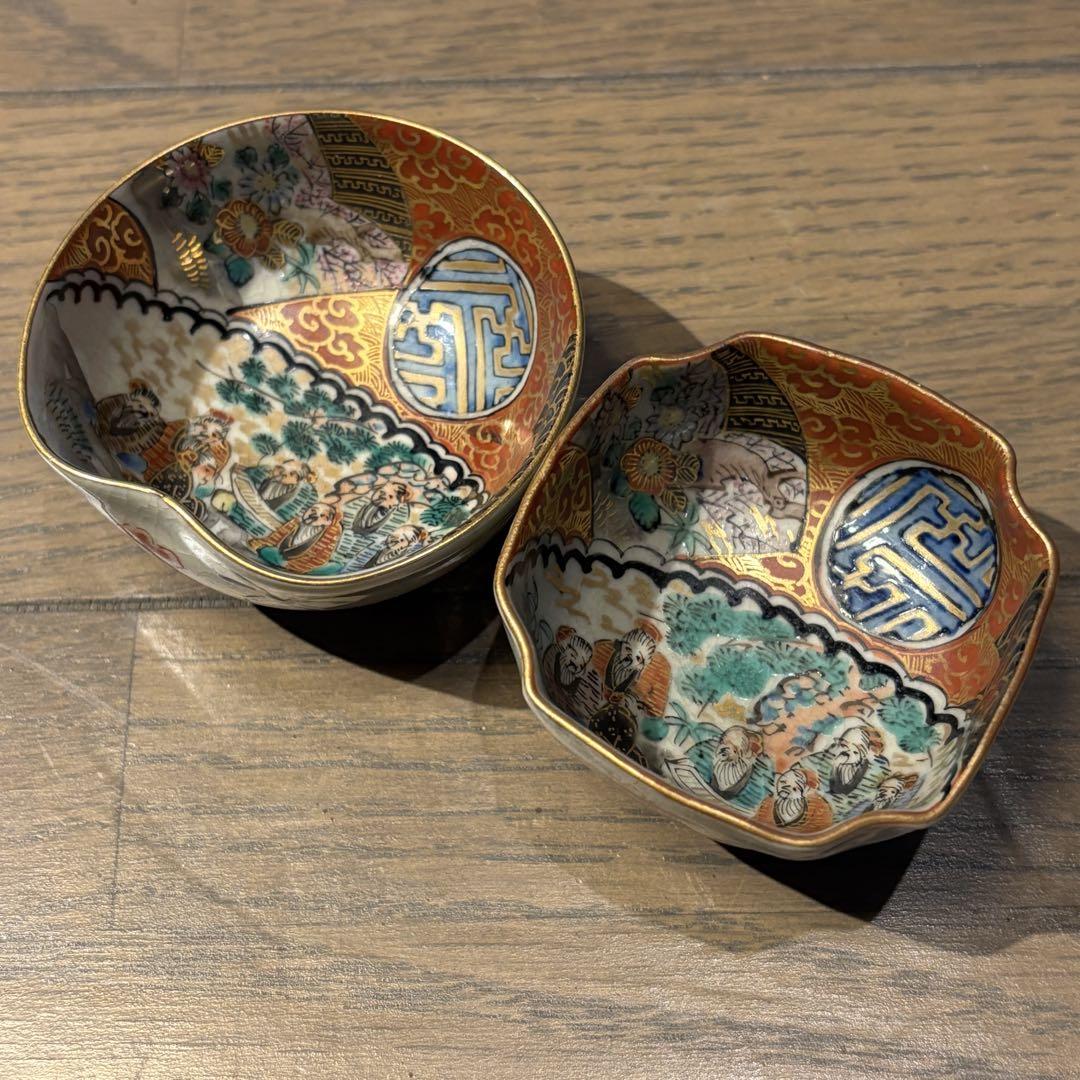 未使用/美品/送料込】九谷焼『名工 九谷庄三』ビンテージ器