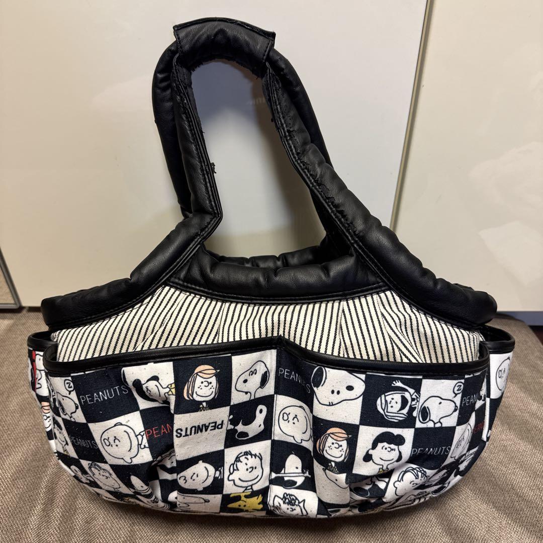PEANUTS キャリーバッグ　犬用　K.grace マシュマロバッグ 犬用品