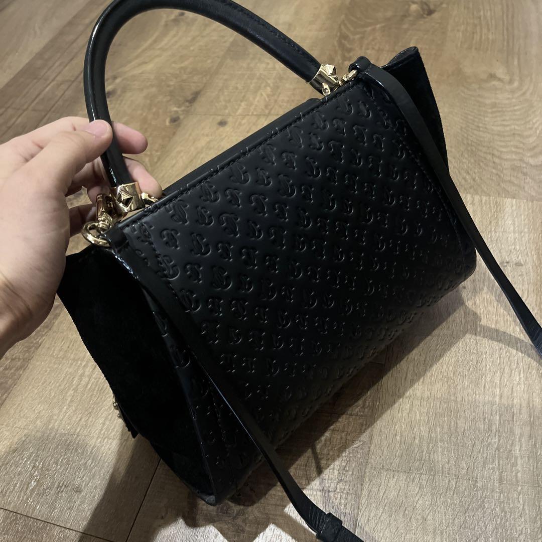 美品】JIMMY CHOO ジミーチュウ ヴァレンヌバック レザー×スエード