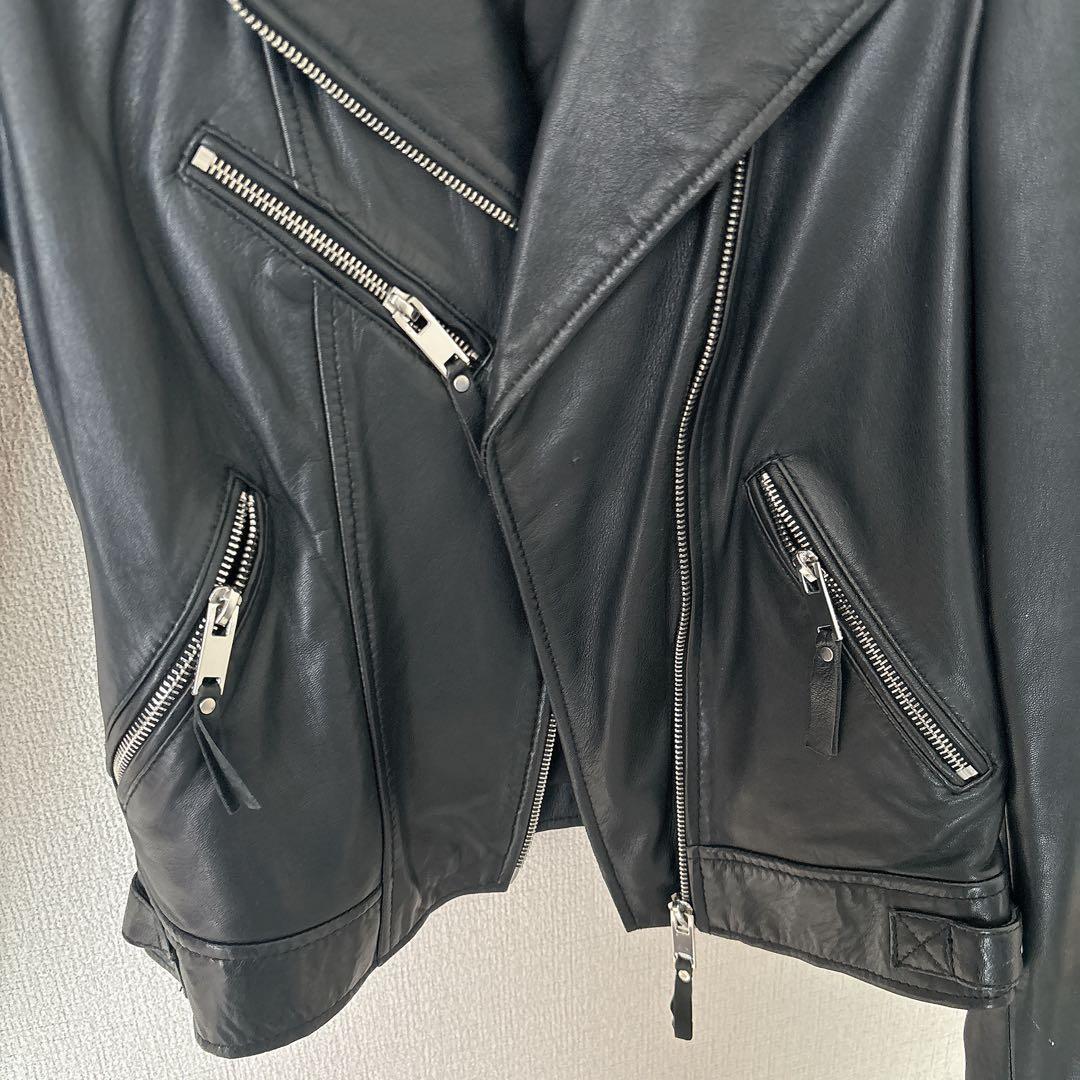 ZARA レザーライダースジャケット S シープスキン　ザラ　本革　ジャケット mdprevattcaulkingandwaterproofing.com