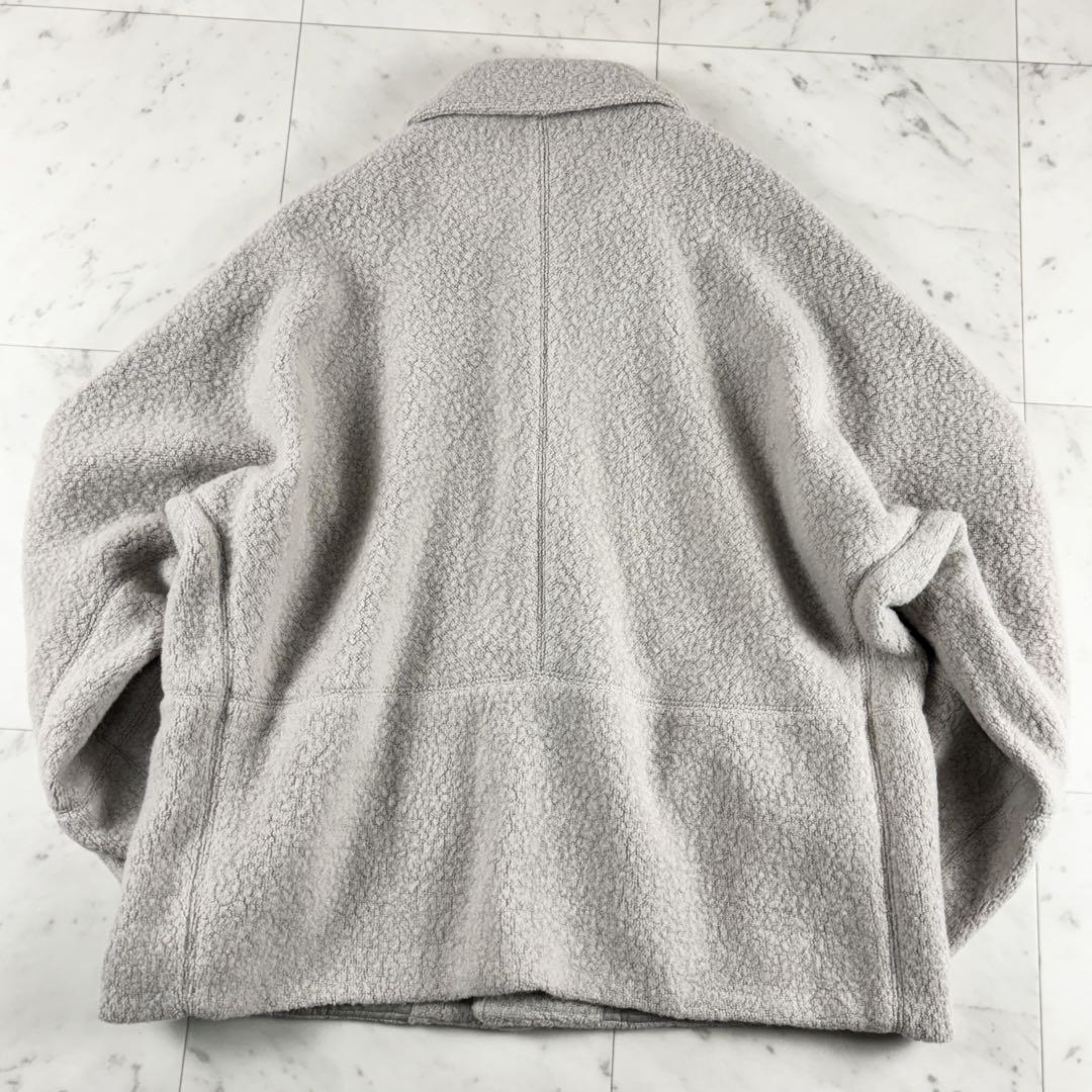 新品未使用】無印良品 ボアコート 再生ウール混 ライトベージュ