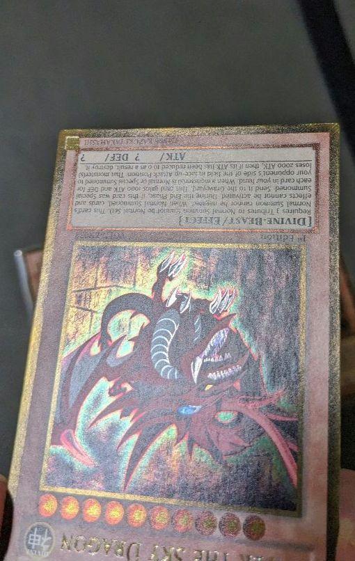 遊戯王、北米版、英語、三幻神、オシリス、翼神竜、オベリスク、ゴルシク、ゴールド
