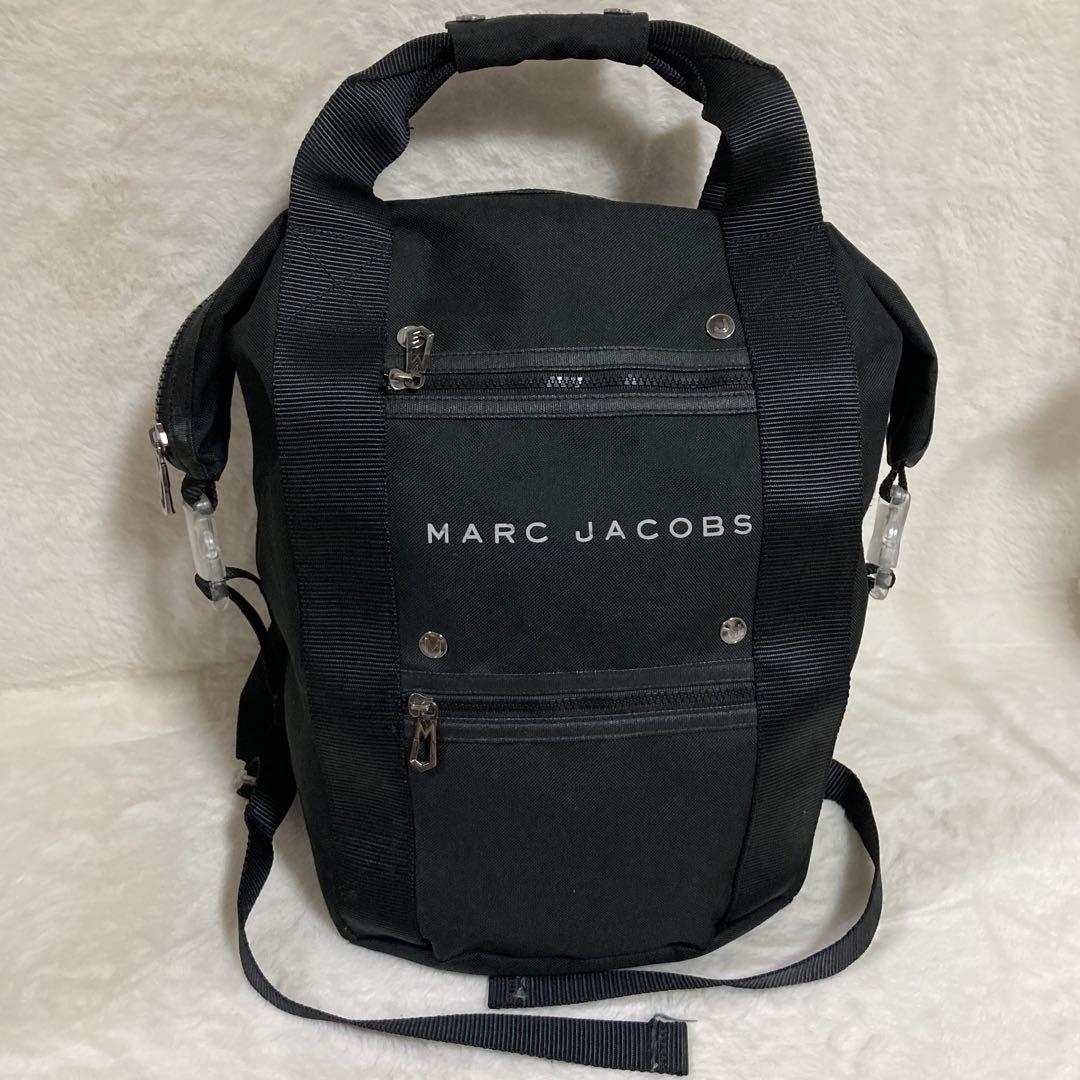 極美品 マークジェイコブス ハンドルバックパック リュック ブラック