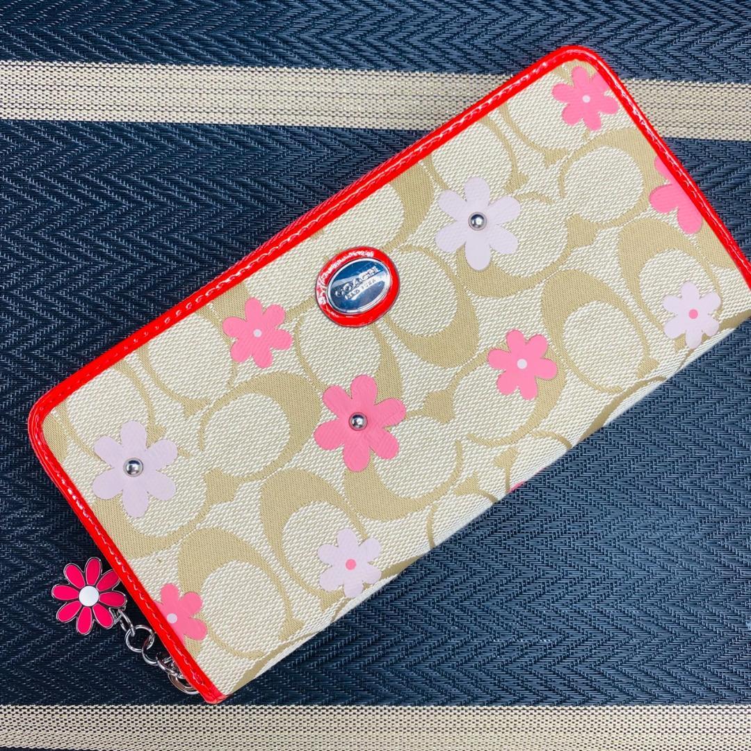 COACHコーチ デイジー フラワーフローラルシグネチャー 長財布.F51339 COACH コーチ 財布 長財布 F51339 SIGCO デイジー シグネチャー
