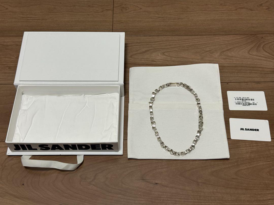 JIL SANDER ジルサンダー シルバー925 チェーンネックレス