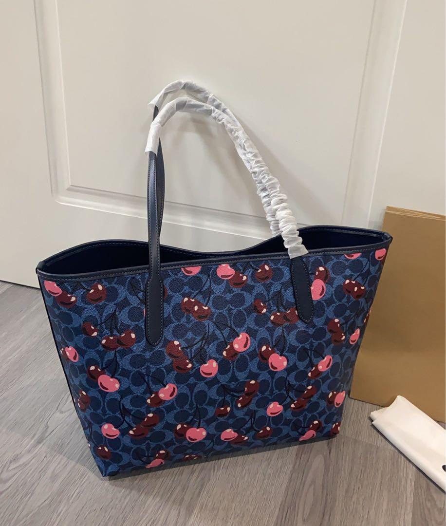 COACH コーチ CY691 チェリーシティトートバッグ