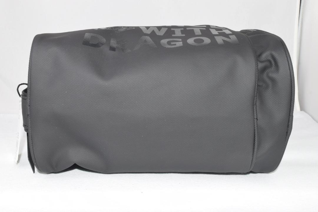 新品☆ダンスウィズドラゴン コーティング ナイロン ポーチ☆カートバック☆黒