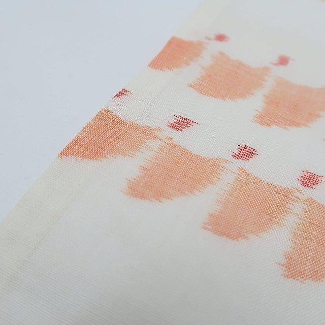 美品 麻 洗える夏着物 絣“変わらない最高の心地よさ”小千谷縮 G-53 美品 麻 洗える夏着物 絣“変わらない最高の心地よさ”小千谷縮 G